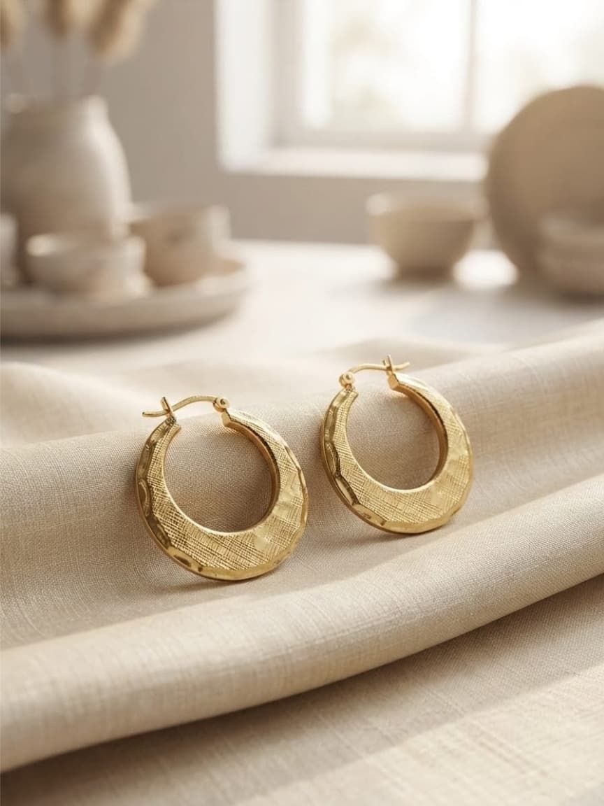 Royale Round Earrings