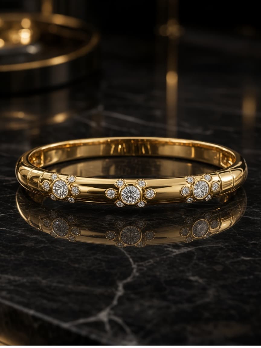 Imported Golden Flower Handcuff
