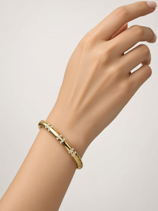 Unique Design Golden Handcuff