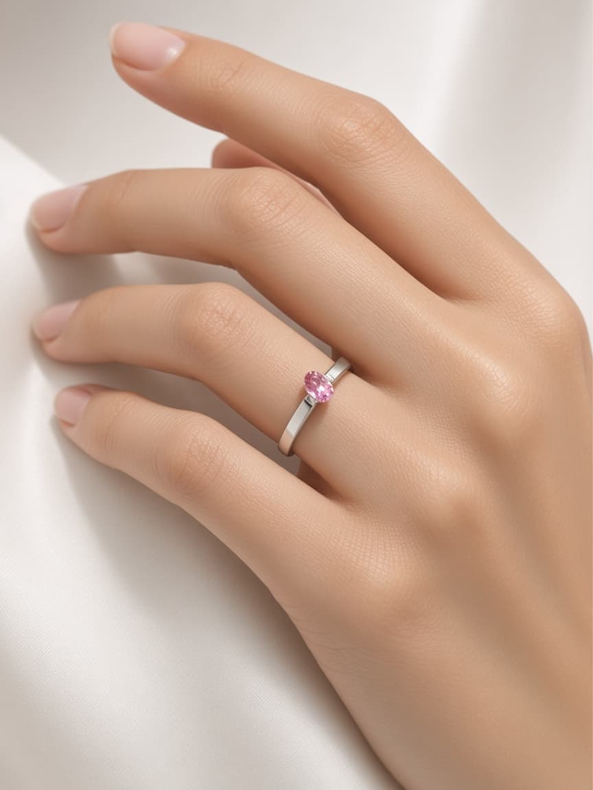 Love promise ring with beautiful rose box