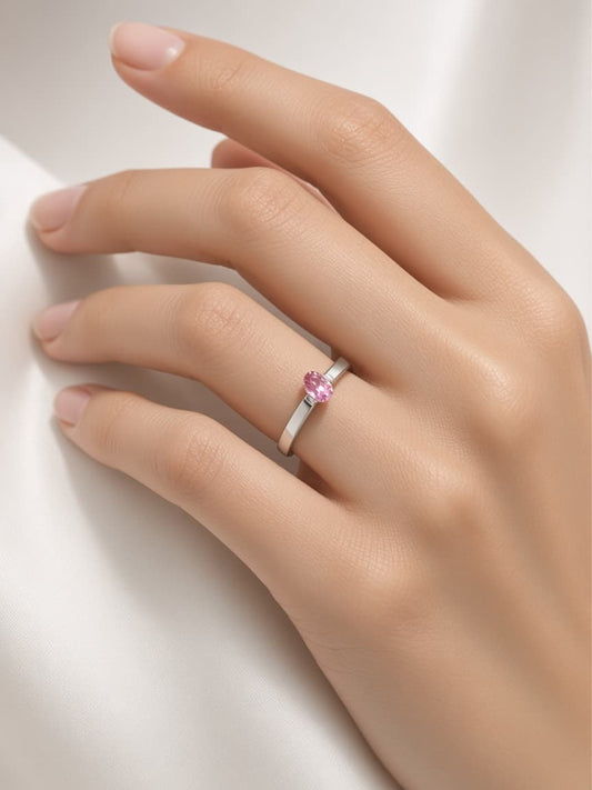 Love promise ring with beautiful rose box