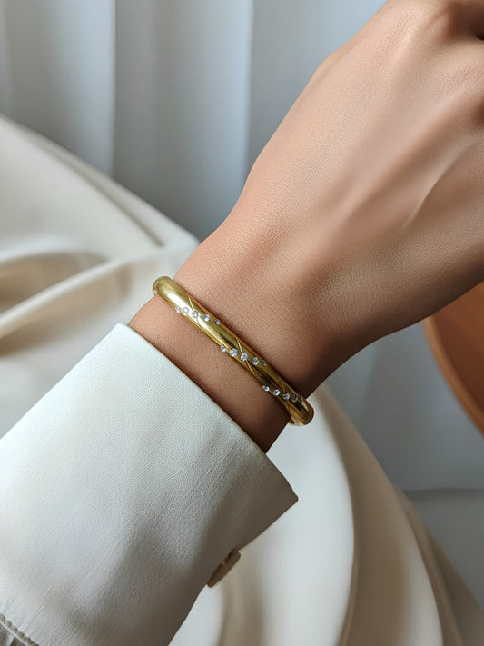 Golden Whisper Cuff