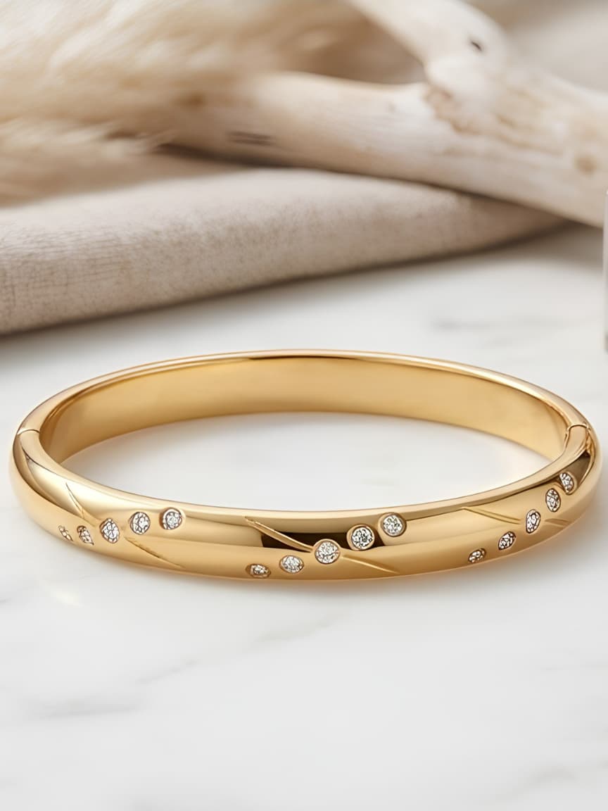 Golden Whisper Cuff