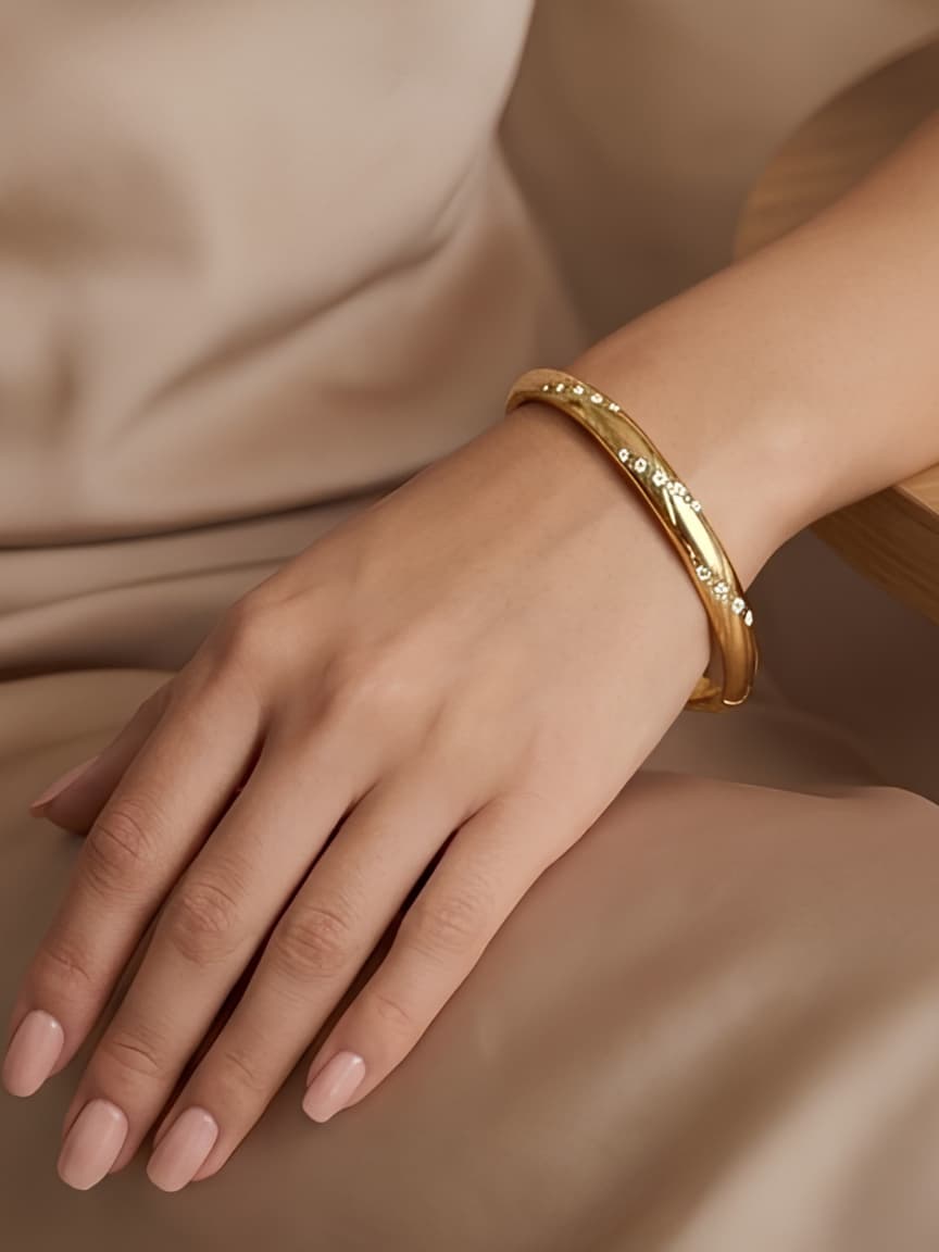 Golden Whisper Cuff