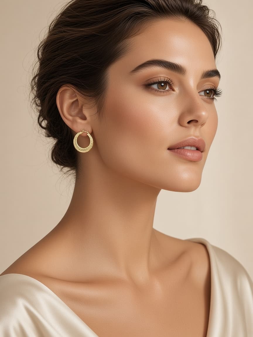 Royale Round Earrings